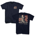 Navy John Wayne t-shirt featuring a Better Flag 2 design