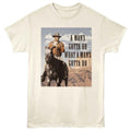 Natural John Wayne t-shirt featuring a Gotta Do design