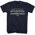 Navy John Wick t-shirt featuring John Wick Waste Disposal design