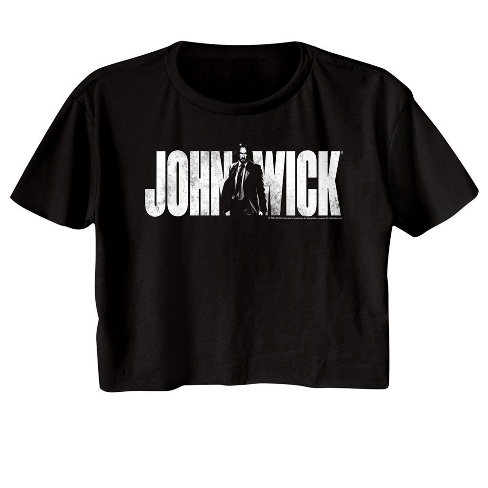John Wick Ladies Crop Top - With Name