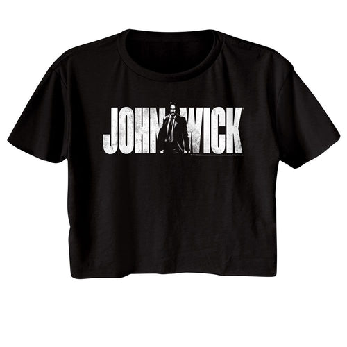 John Wick Ladies Crop Top - With Name