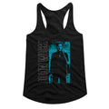 John Wick Ladies Racerback - Vertical Text Rectangle