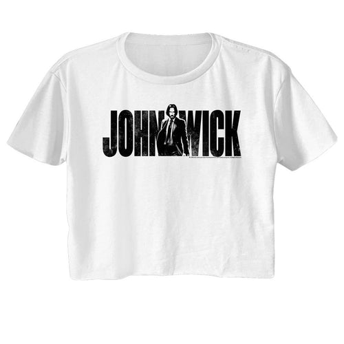 John Wick Ladies Crop Top - With Name