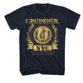 Navy John Wick t-shirt featuring John Wick Continental NYC design