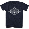 Navy John Wick t-shirt featuring John Wick Continental Fancy Badge design