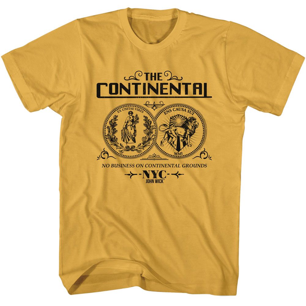 Ginger John Wick t-shirt featuring John Wick Coin Double Sided 1 Color design