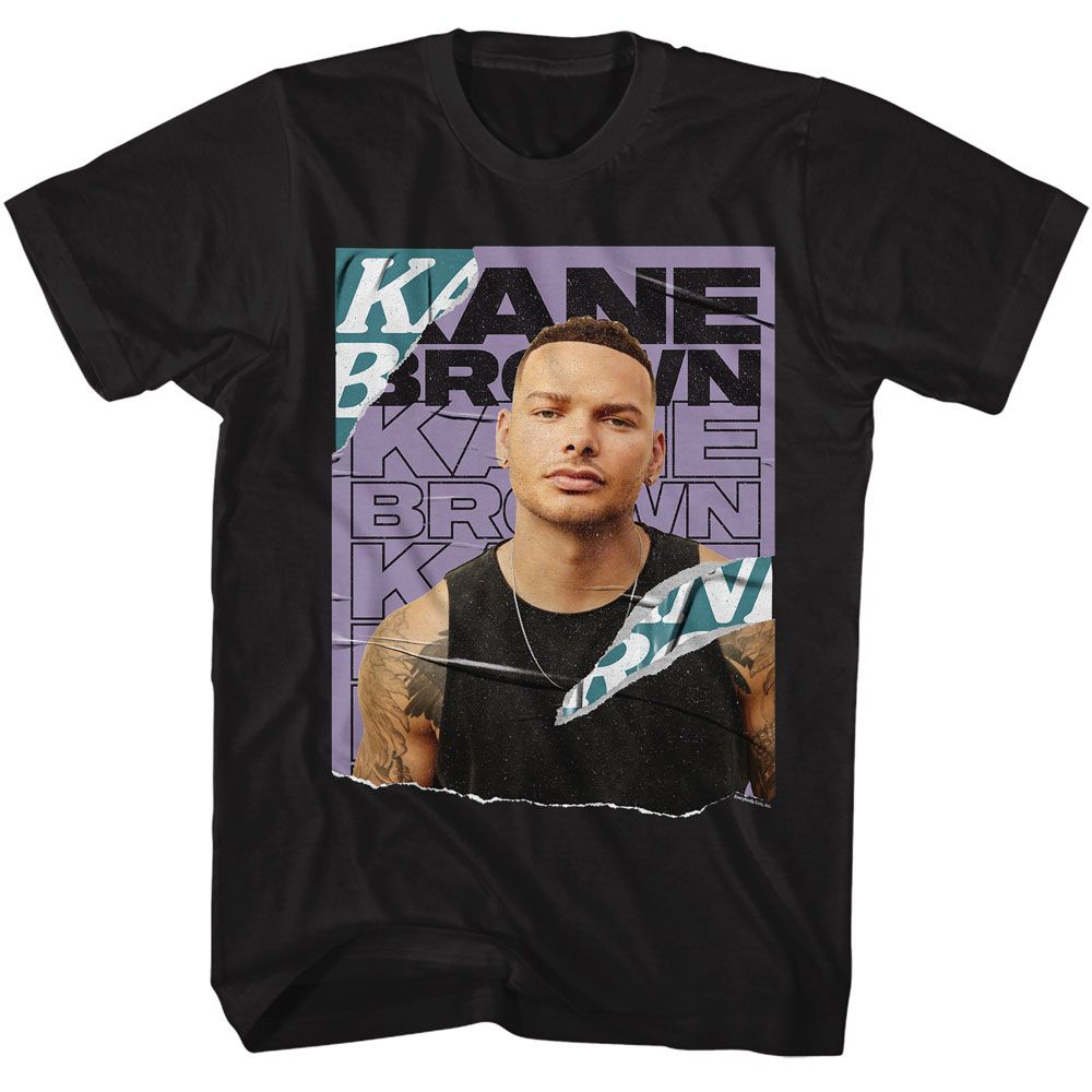 Black Kane Brown t-shirt featuring Kane Brown Ripped design