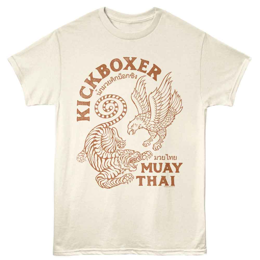 Natural Kickboxer t-shirt featuring Kickboxer Tiger Eagle design
