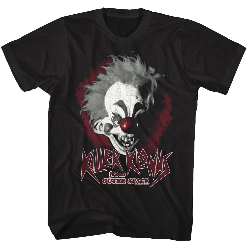 Black Killer Klowns from Outer Space t-shirt featuring Killer Klowns Tasty design