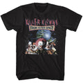 Black Killer Klowns from Outer Space t-shirt featuring Killer Klowns In Space design