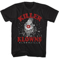 Black Killer Klowns from Outer Space t-shirt featuring Killer Klowns Klownzilla design