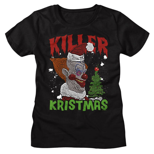 Killer Klowns from Outer Space Ladies T-Shirt - Killer Kristmas