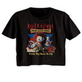 Killer Klowns from Outer Space Ladies Crop Top - Pretty Big Shoes To Fill