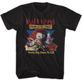 Black Killer Klowns from Outer Space t-shirt featuring Killer Klowns Pretty Big Shoes To Fill design