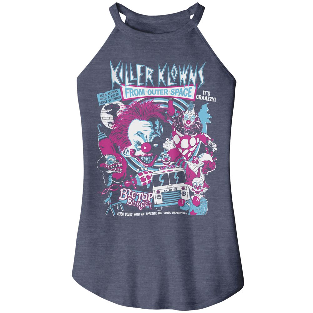 Killer Klowns from Outer Space Ladies Rocker Tank - Crazy Bunch
