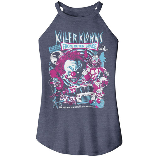 Killer Klowns from Outer Space Ladies Rocker Tank - Crazy Bunch