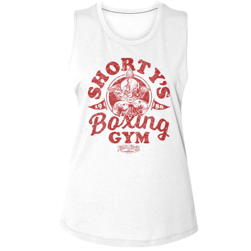 Killer Klowns from Outer Space Ladies Muscle Tank - Shorty's Boxing Gym