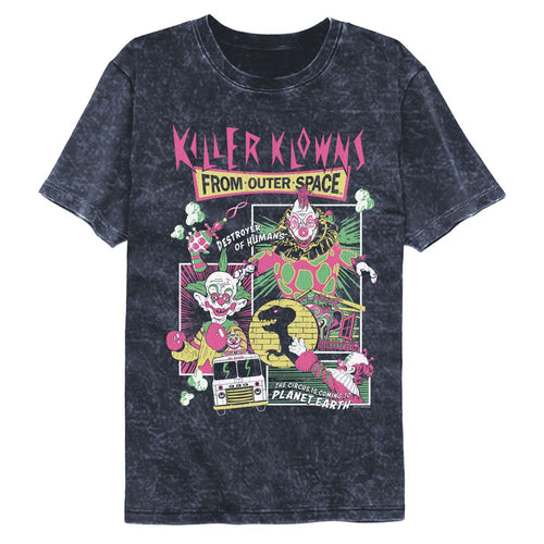 Killer Klowns from Outer Space Mineral Wash T-Shirt - Comic Boxes