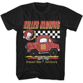 Black Killer Klowns from Outer Space t-shirt featuring a Killer Klowns Car design