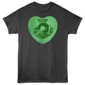 Smoke Gray Killer Klowns from Outer Space t-shirt featuring a Candy Heart design