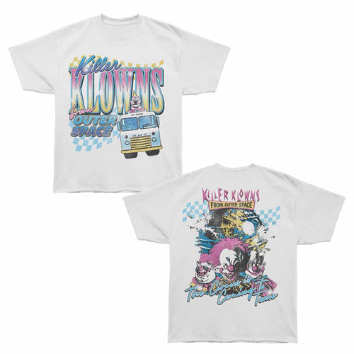 Killer Klowns from Outer Space Oversized T-Shirt - Ice Cream Pastel F&B