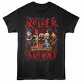 Black Killer Klowns from Outer Space t-shirt featuring a Panels design