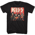 Black KISS t-shirt featuring KISS Alive Worldwide design