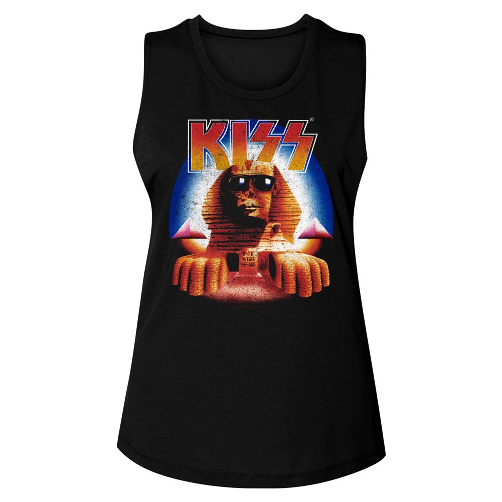 KISS Ladies Muscle Tank - H.I.T.S. Sphinx