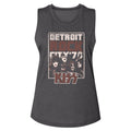KISS Ladies Muscle Tank - Detroit Rock City