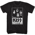 Black KISS t-shirt featuring KISS Tonight design