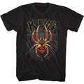 Black KISS t-shirt featuring KISS Spider design