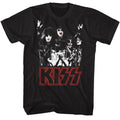 Black KISS t-shirt featuring KISS Concert design