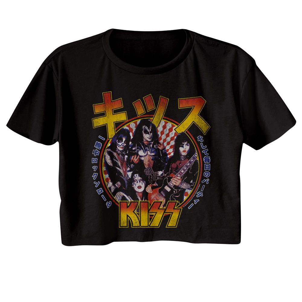 KISS Ladies Crop Top - RR All Nite JPN