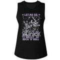 KISS Ladies Muscle Tank - Glass Breaking