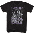 Black KISS t-shirt featuring KISS Glass Breaking design