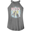 KISS Ladies Rocker Tank - Two Guitars