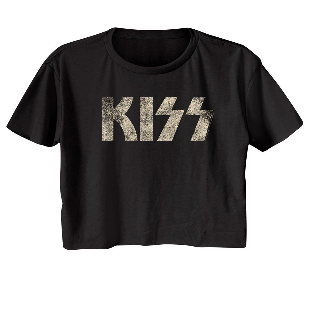 KISS Ladies Crop Top - KISS Logo