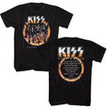 Black KISS t-shirt featuring KISS Destroyer Album design