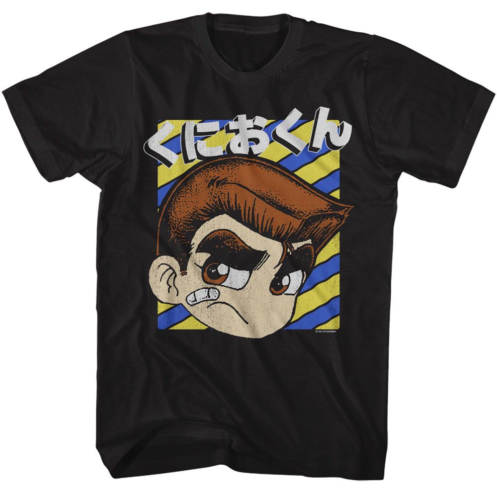 Black River City Ransom t-shirt featuring River City Ransom Japanese Name design
