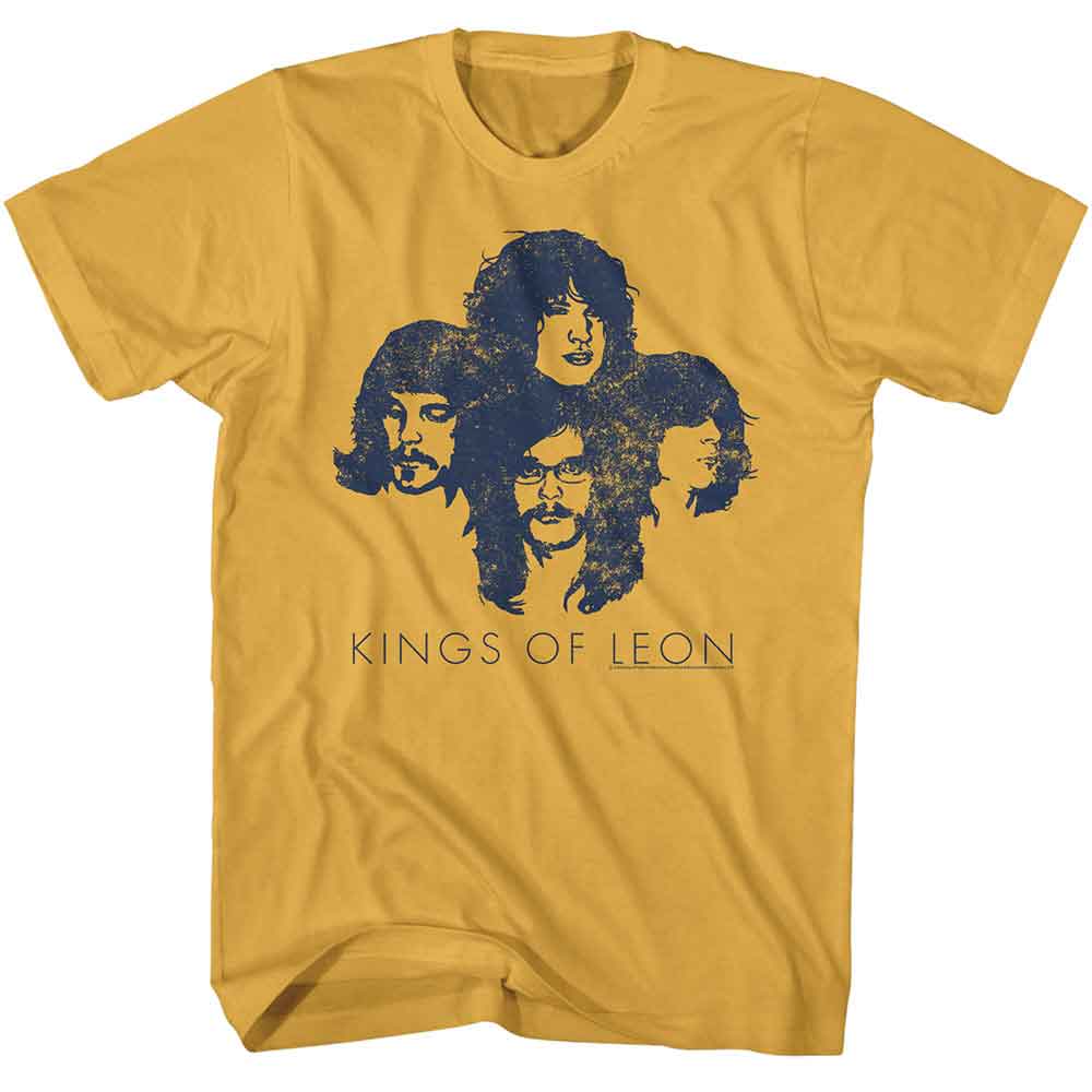 Ginger Kings of Leon t-shirt featuring Kings of Leon Silhouettes design