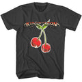 Smoke gray Kings of Leon t-shirt featuring Kings of Leon Novo Cherries design