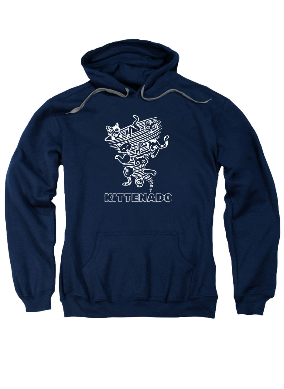 Navy Kittenado Hoodie