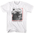 White Lenny Kravitz t-shirt featuring Lenny Kravitz Framed Head design