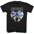 Black Lenny Kravitz t-shirt featuring Lenny Kravitz Multicolor Heart design