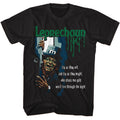 Black Leprechaun t-shirt featuring Leprechaun Try As They Will design