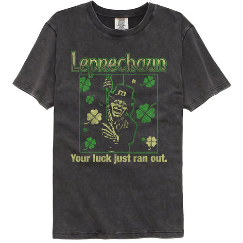 Leprechaun Comfort Colors T-Shirt - Luck Just Ran Out