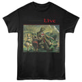Black Live band t-shirt featuring Live Throwing Copper album design