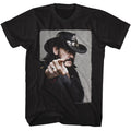 Black Lemmy t-shirt featuring Lemmy Pointing design