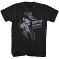 Black Lemmy t-shirt featuring Lemmy Monochrome Point design