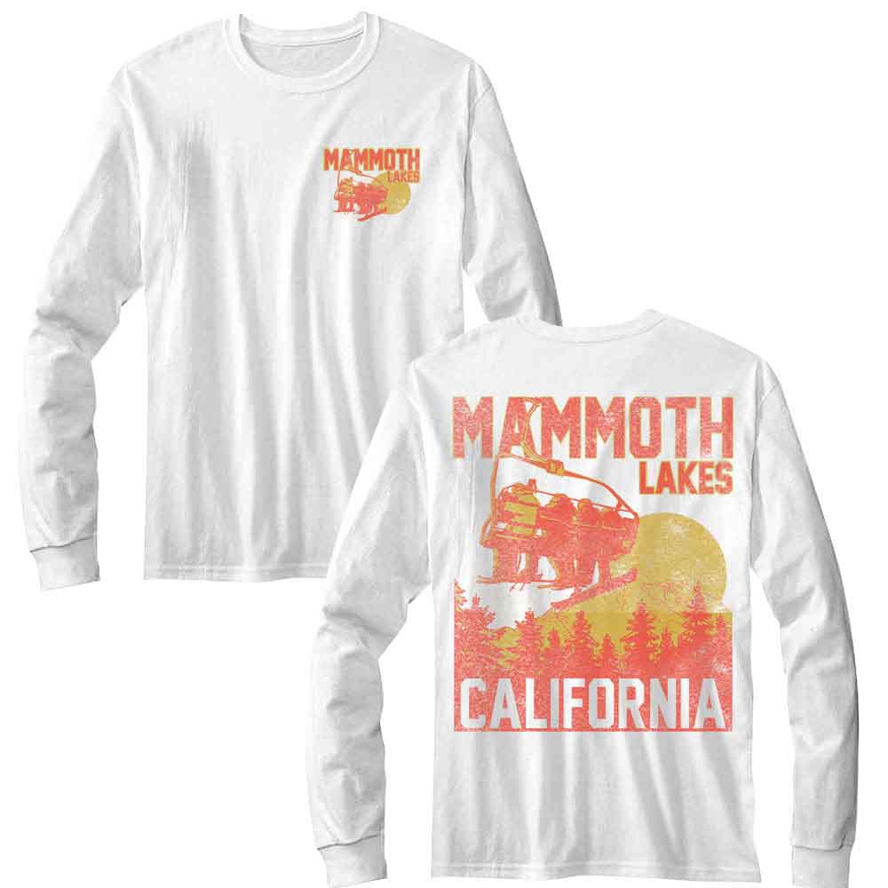 Lantern Press Long Sleeve T-Shirt - Mammoth Lakes Lift Riders